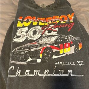 Loverboy Racing Graphic Crewneck Sweatshirt